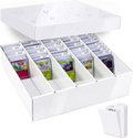 5 Row TCG Bulk Card Storage Box, Holds 4500+ Standard Cards, MTG Card Storage with Dividers for Sports Cards and Trading Cards, 1 Pack
