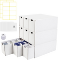 Trading Card Storage Box, 9 Drawer Top Loaders Storage Box with 60 Card Dividers, Cardboard Trading Card Organizer for Collectible Cards Games,Card Box Fits For TCG,MTG,TCG and Basktaball Cards